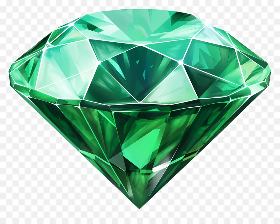 Batu Permata Emerald，Hijau Berlian PNG