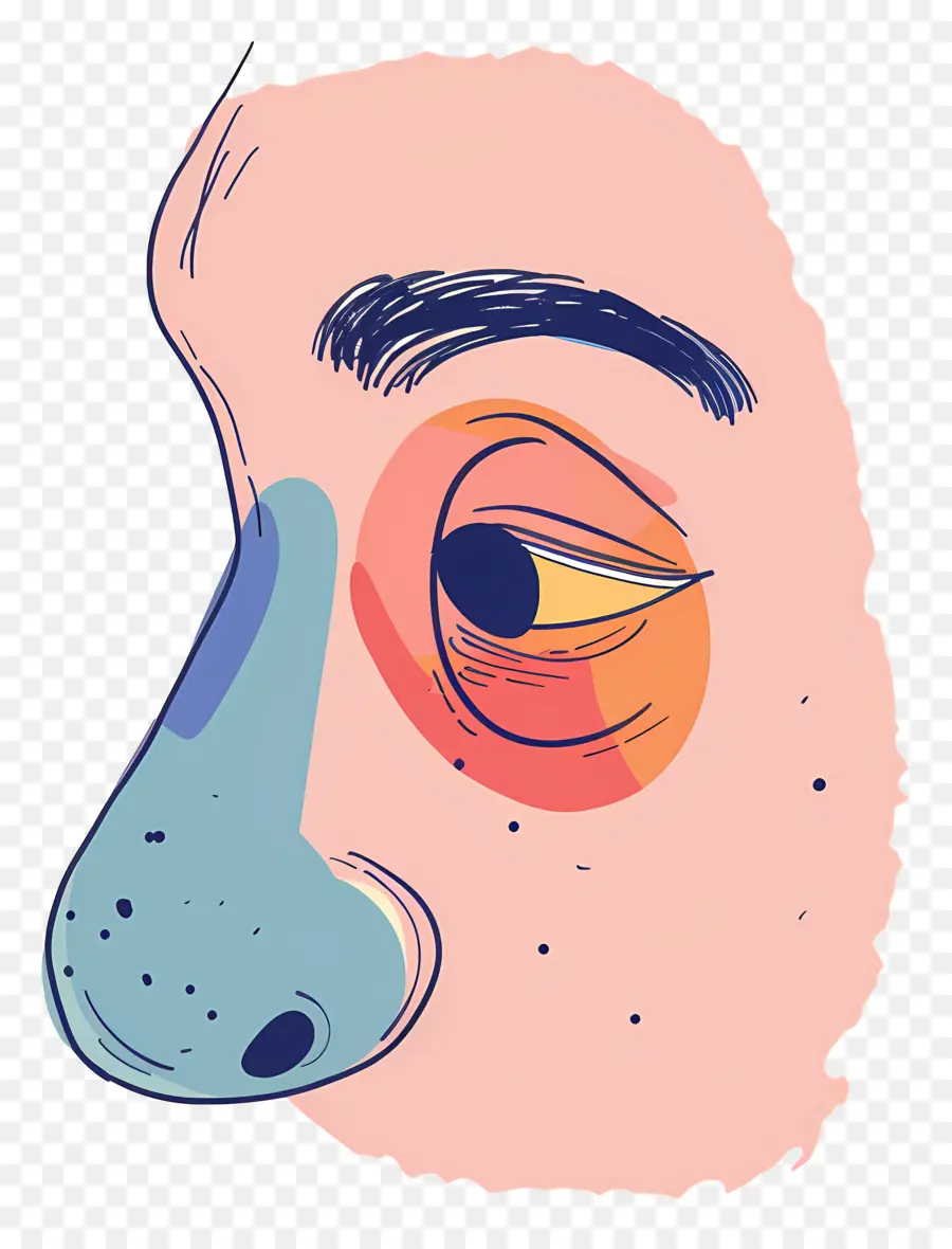 Hidung Clipart，Mata Merah PNG