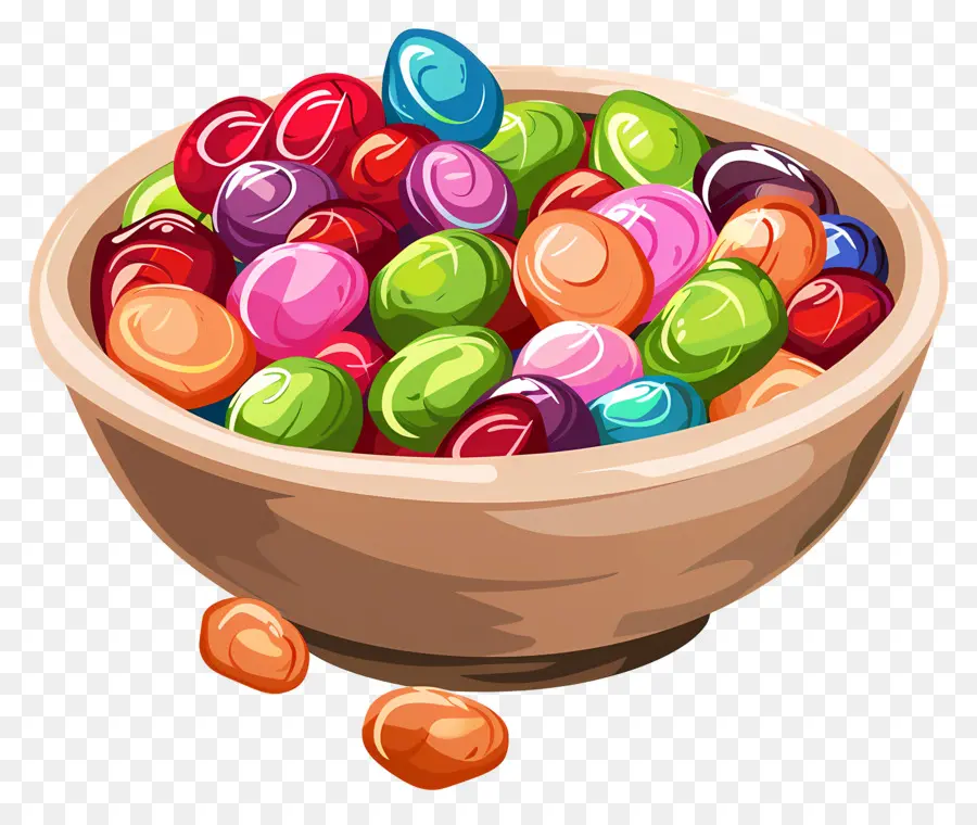 Semangkuk Jelly Bean，Permen PNG