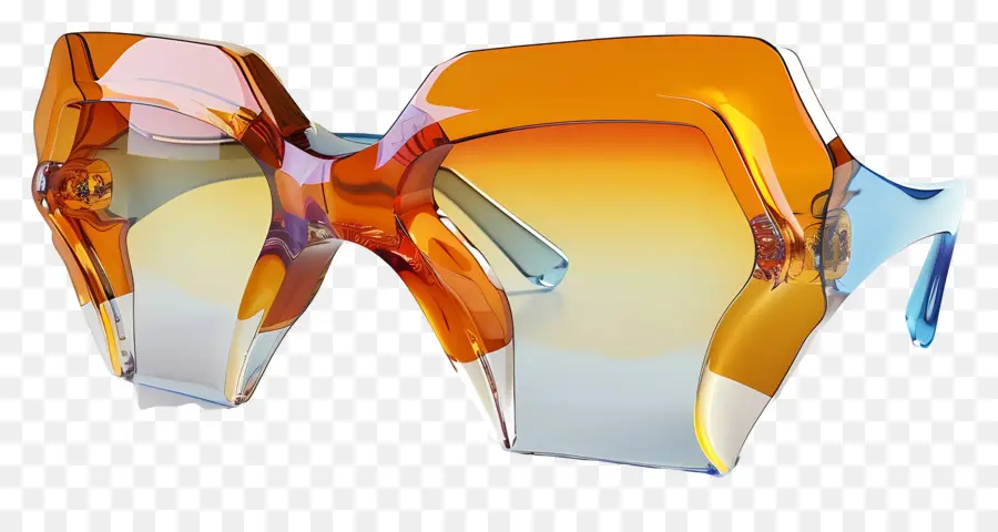 Desain Sunglass，Kacamata Plastik Transparan PNG