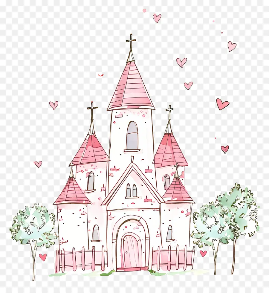 Pernikahan，Gereja Merah Muda PNG
