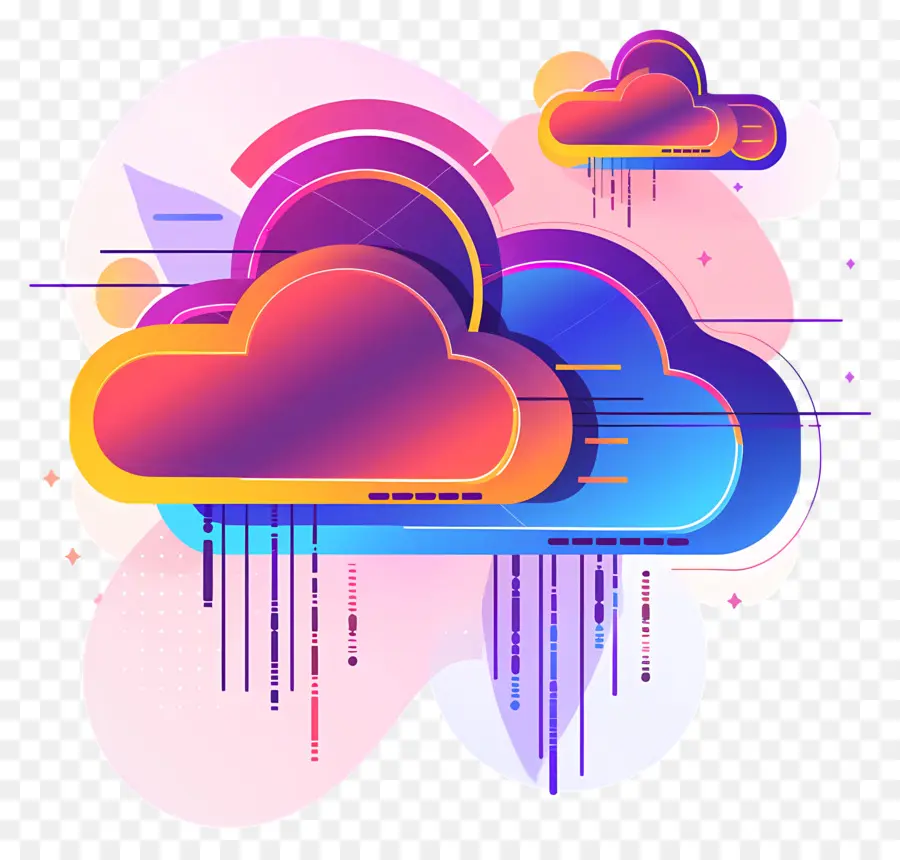 Penyimpanan Cloud Cyber，Awan PNG