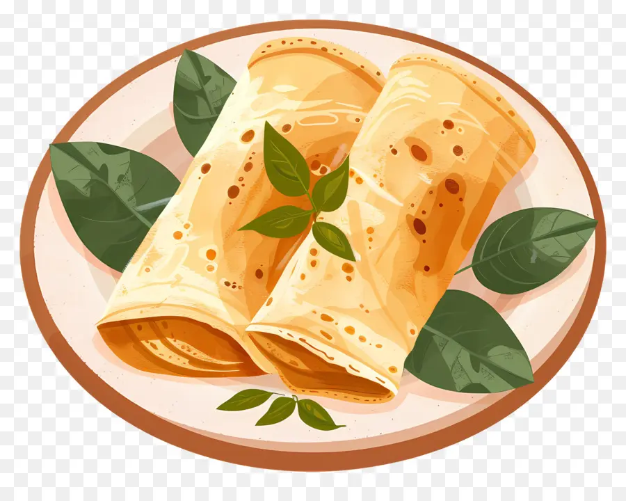 Dosa India，Lumpia PNG