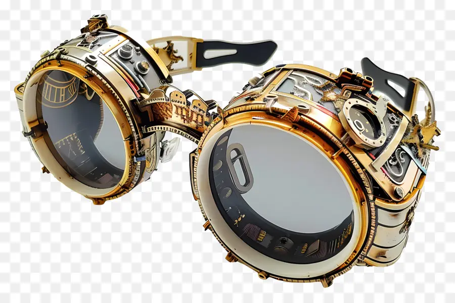 Desain Sunglass，Kacamata Bingkai Emas PNG