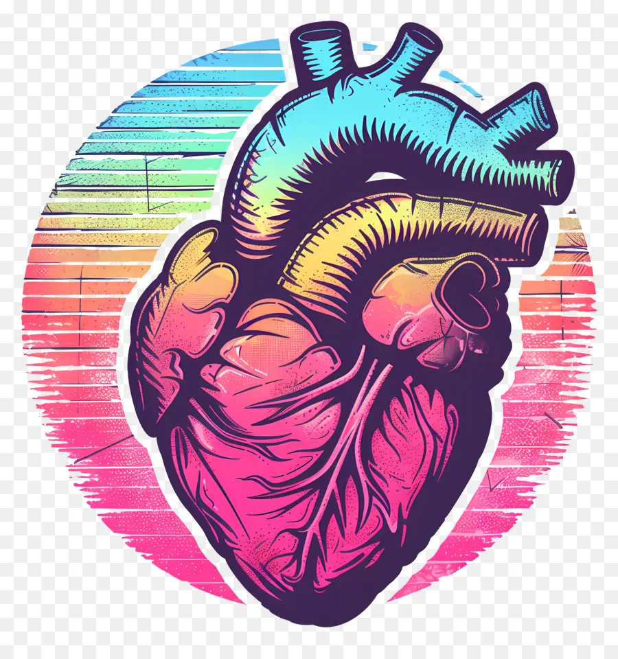 Jantung Gelombang Uap，Bentuk Hati PNG