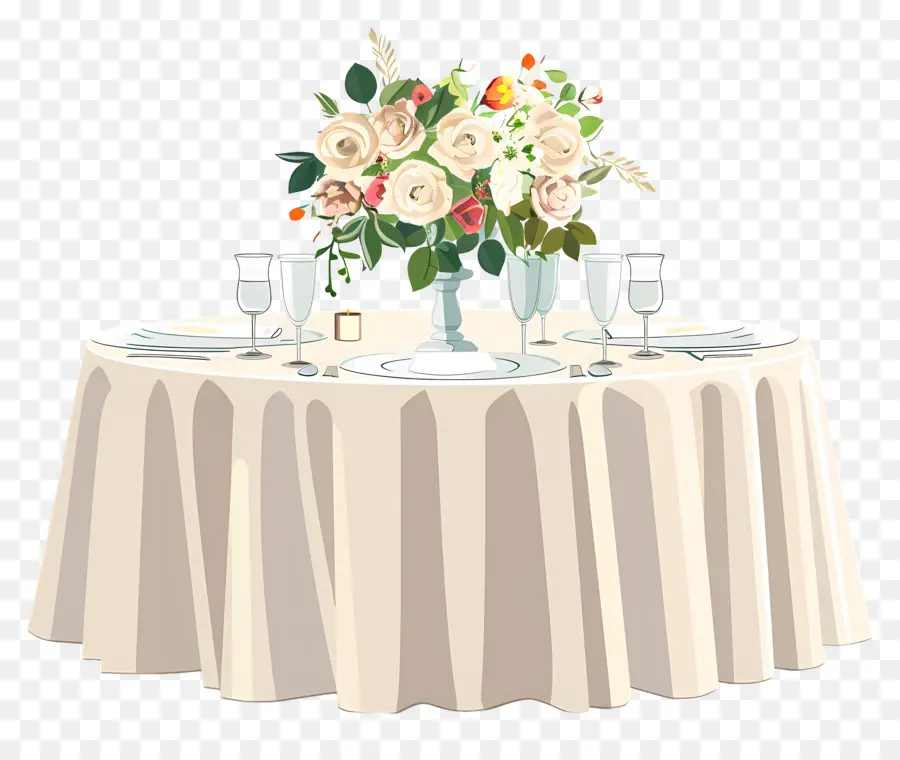 Meja Pernikahan，Pengaturan Meja PNG