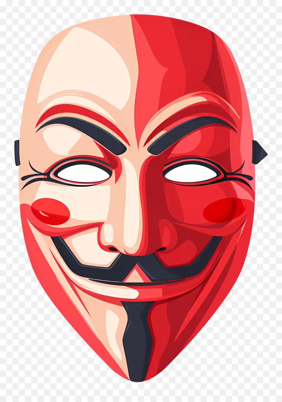 Anonim，Topeng Fawkes PNG