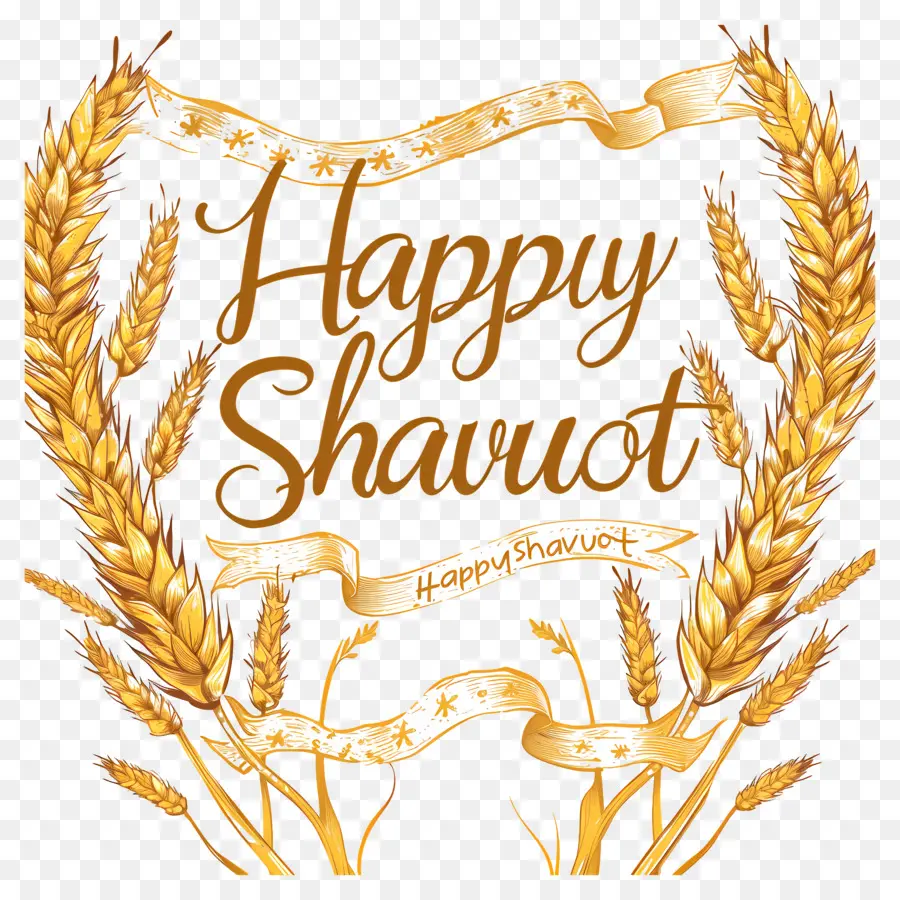 Happy Shavuot，Ladang Gandum PNG