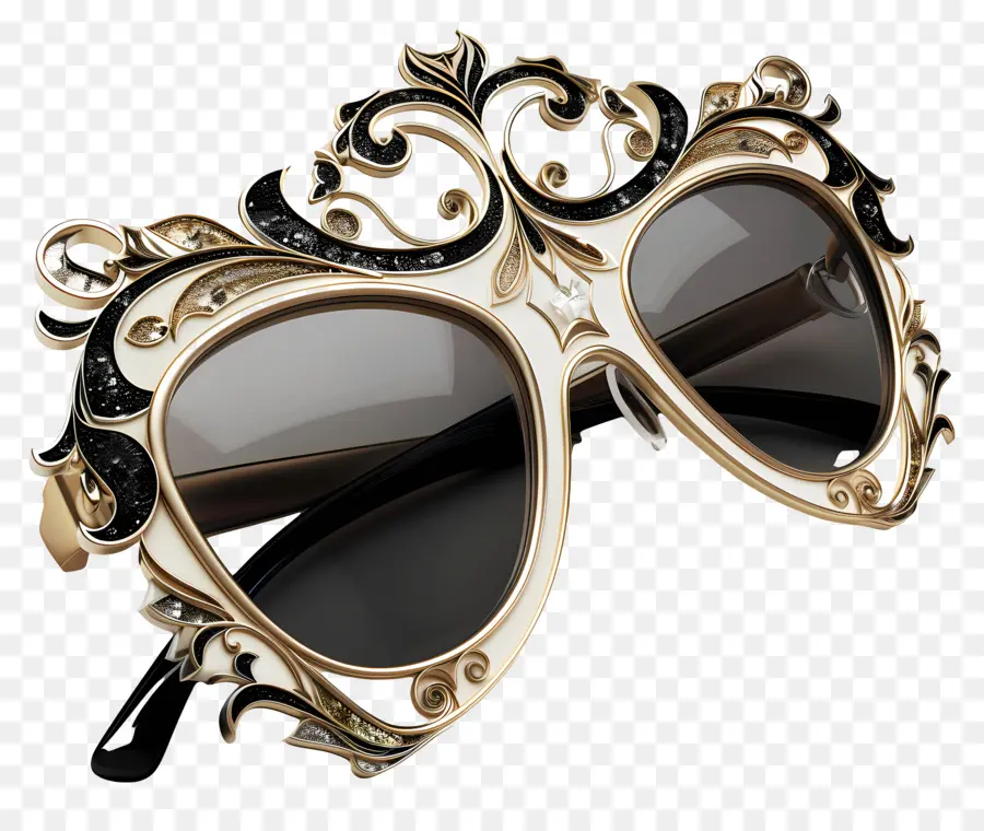 Desain Sunglass，Kacamata Hiasan PNG