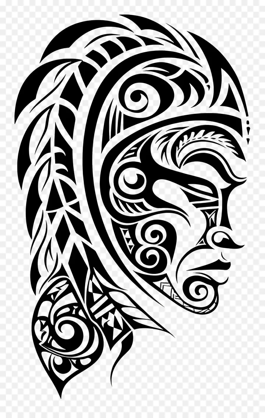 Suku Maori Tato，Desain Suku PNG