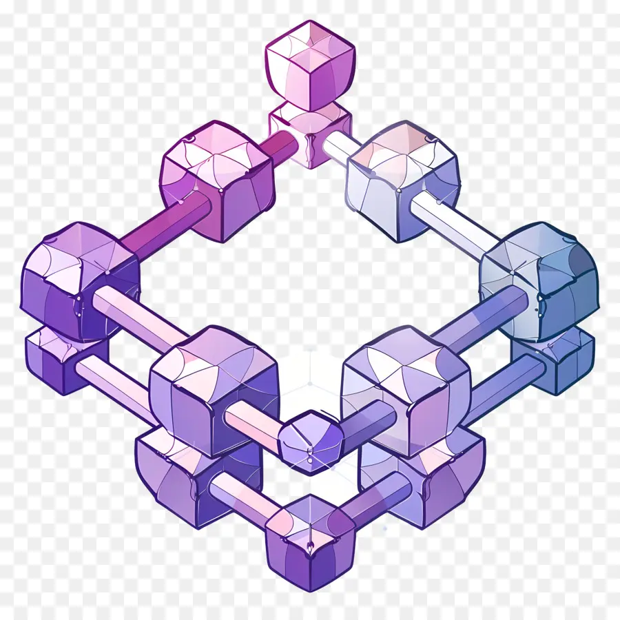 Blockchain，Struktur Kristal PNG