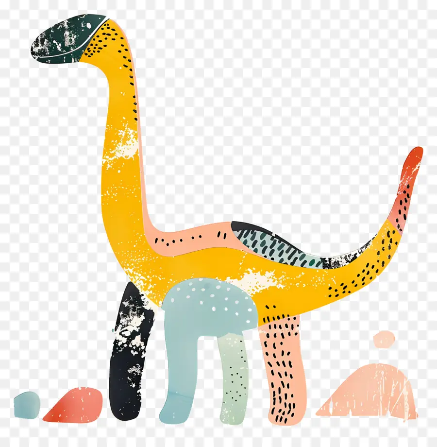 Dinosaurus，Seni Abstrak PNG