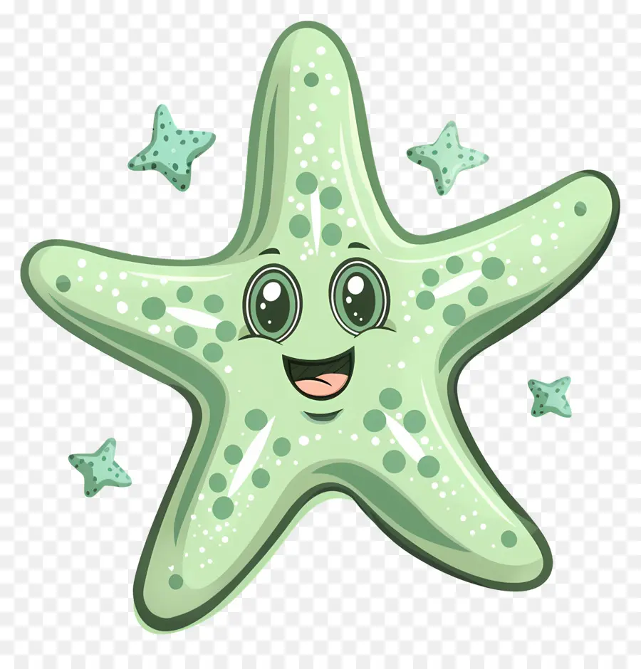 Starfish Lucu，Starfish Animasi PNG