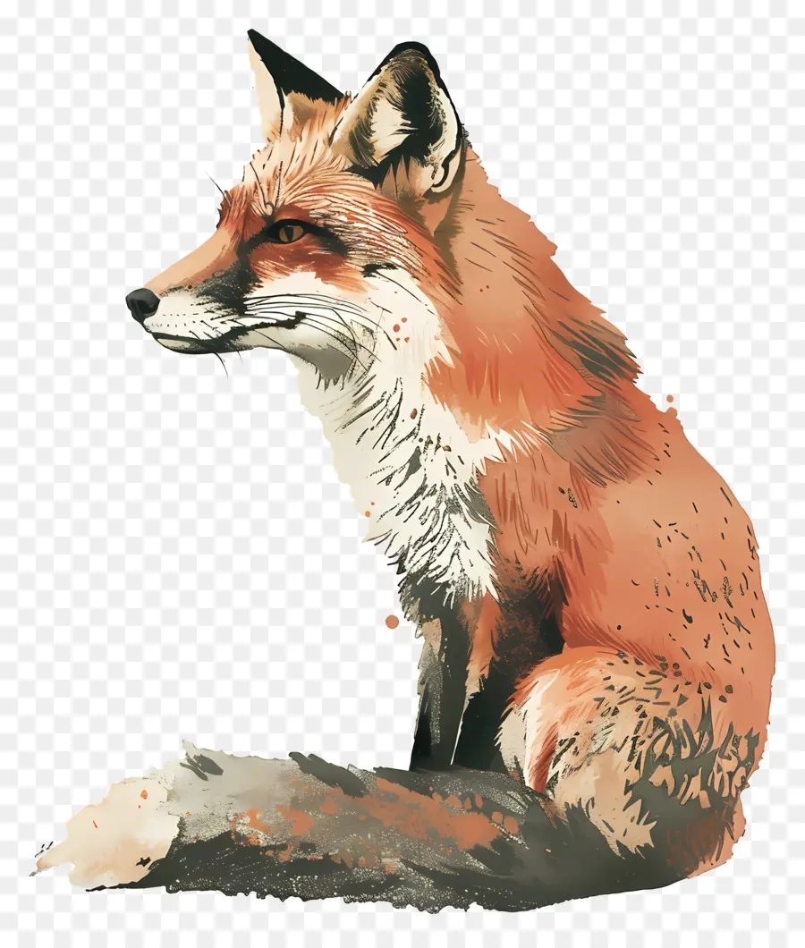 Fox，Rubah Merah PNG