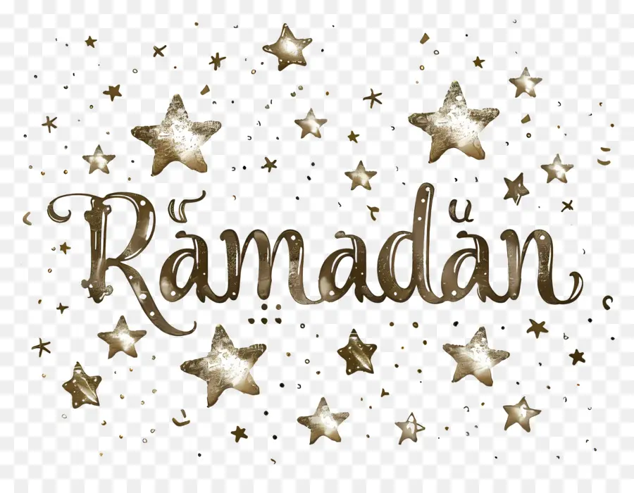Ramadhan，Foil Emas PNG
