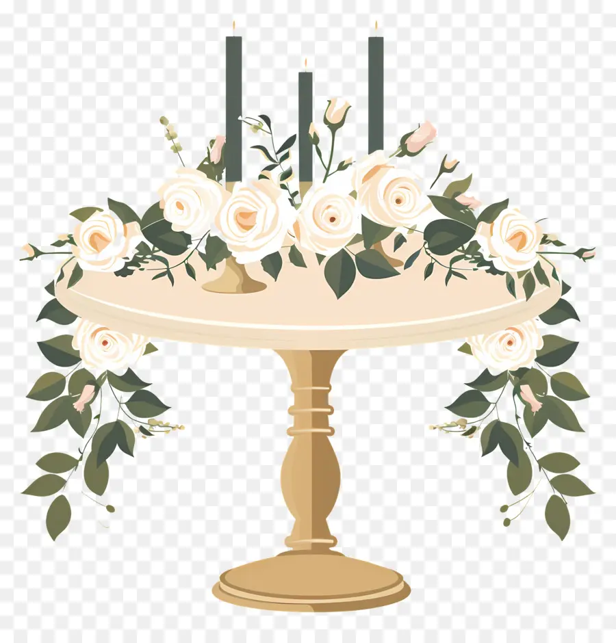 Meja Pernikahan，Table Centerpiece PNG
