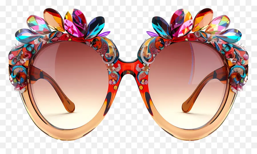 Desain Sunglass，Kacamata Hitam Bunga PNG