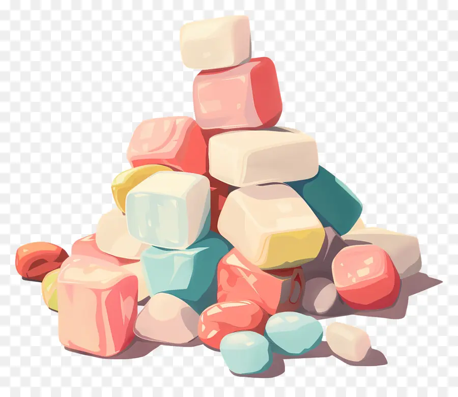 Gula，Marshmallow PNG