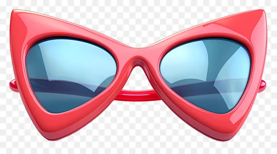 Desain Sunglass，Merah Kacamata PNG