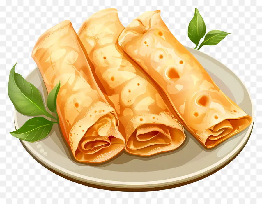 Dosa India，Lumpia PNG