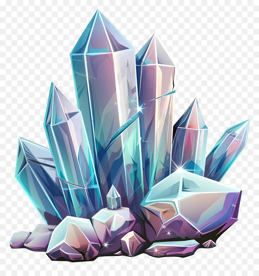 Kristal，Formasi Kristal PNG