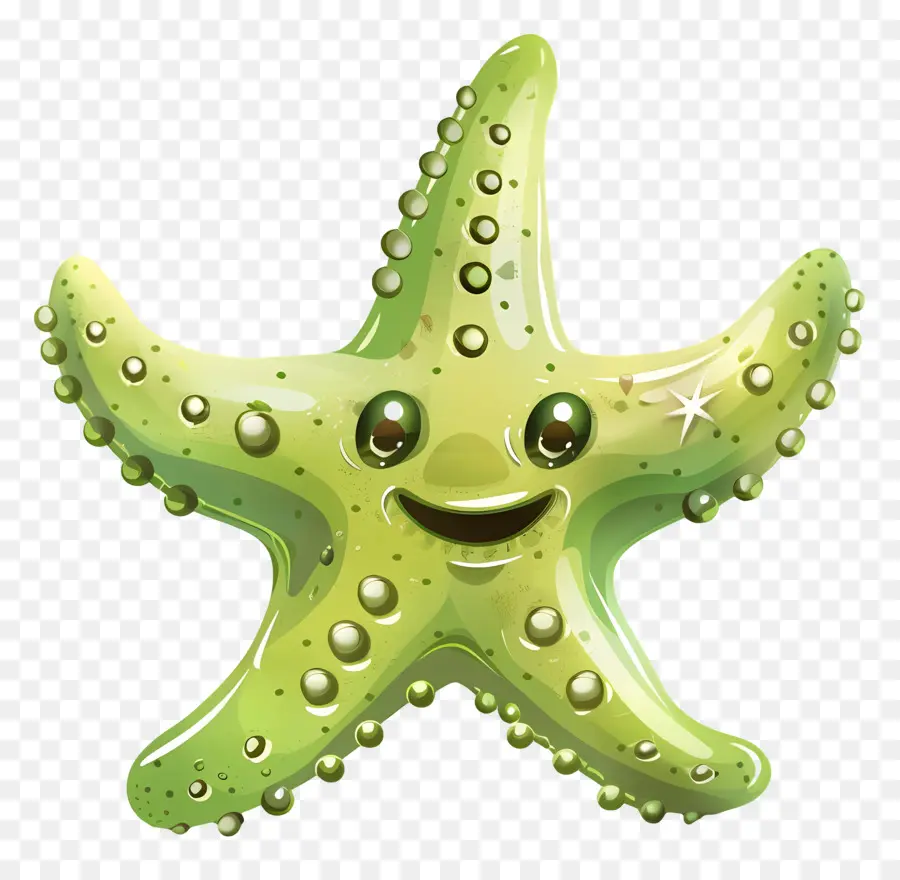 Starfish Lucu，Starfish Animasi PNG