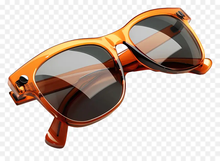 Desain Sunglass，Kacamata Hitam Oranye PNG