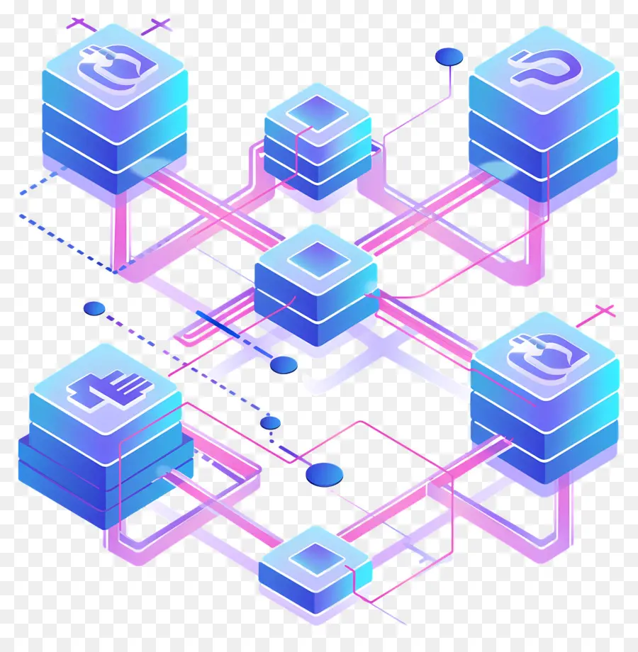 Blockchain，Jaringan Server PNG