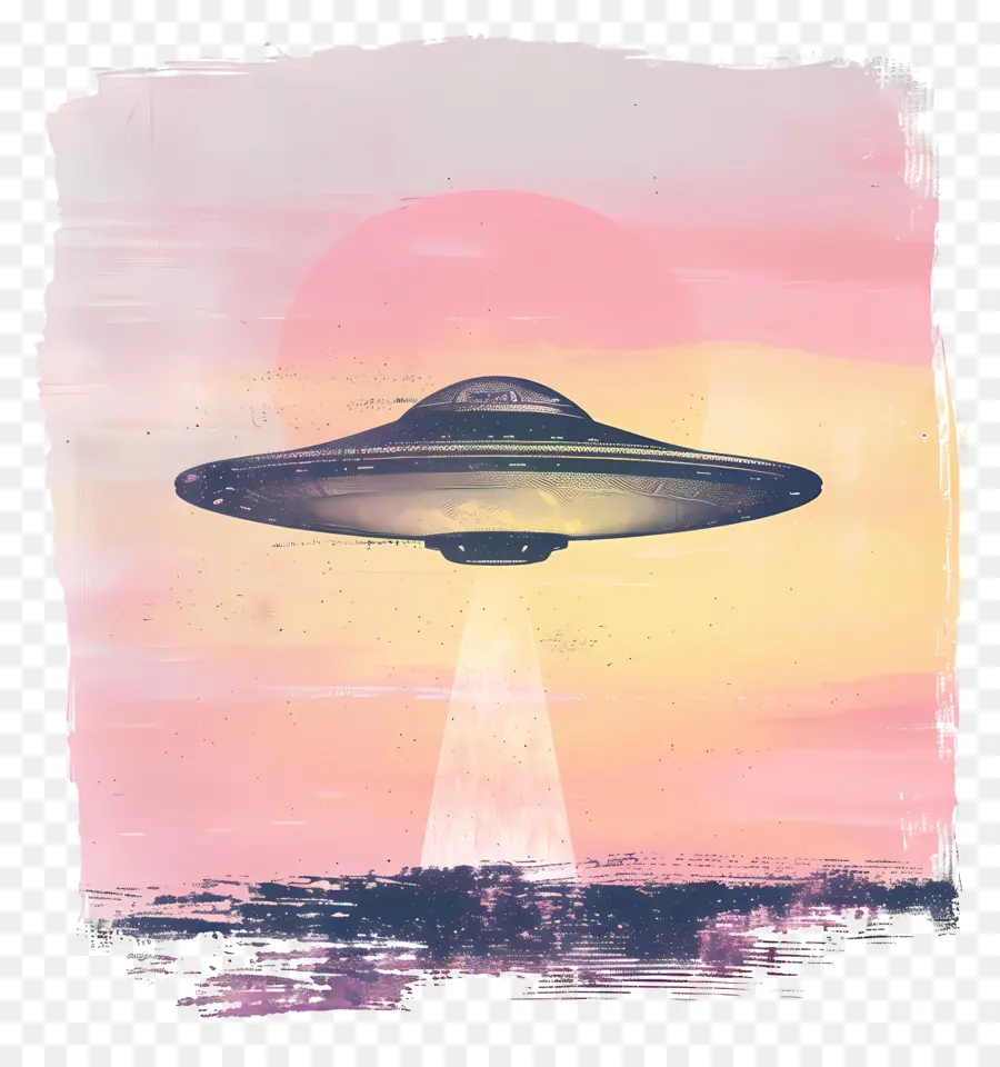 Ufo，Matahari Terbenam PNG