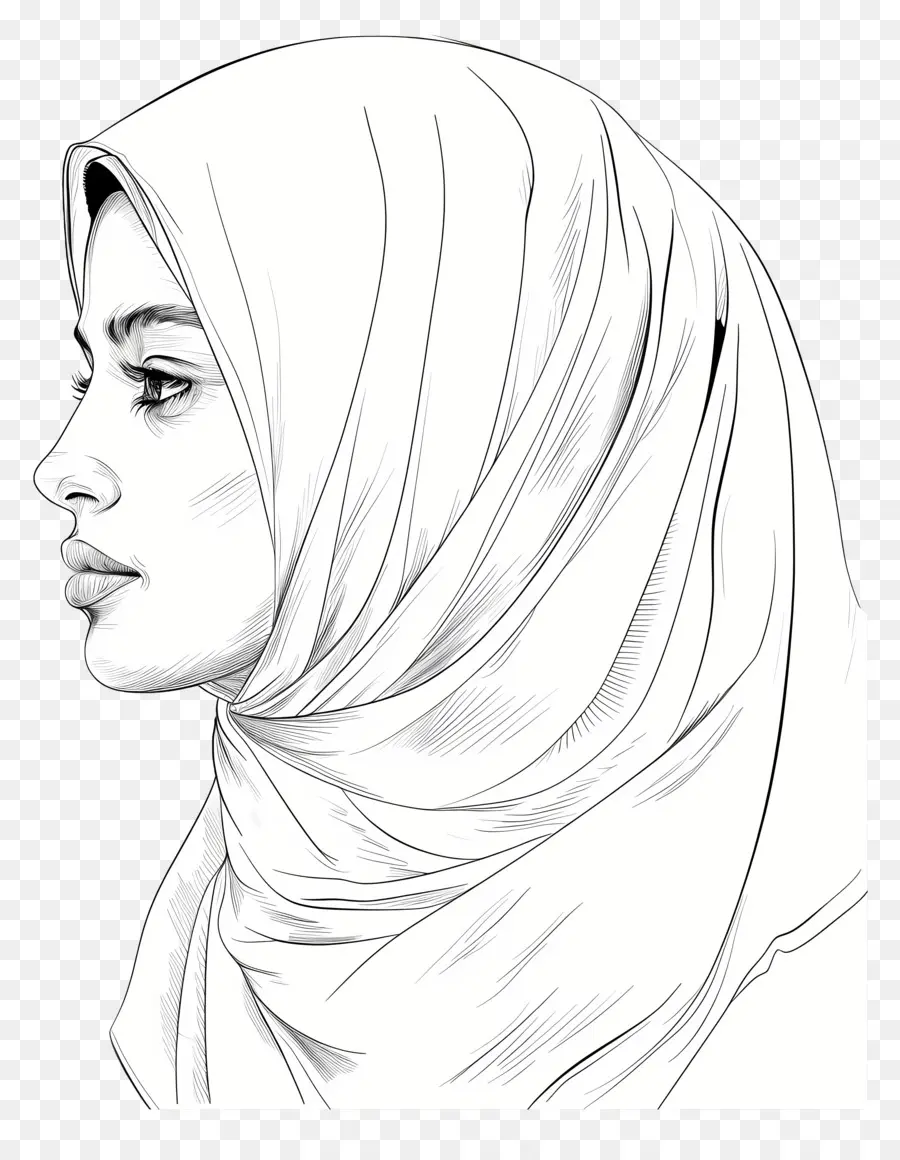 Jilbab，Wanita Islam PNG