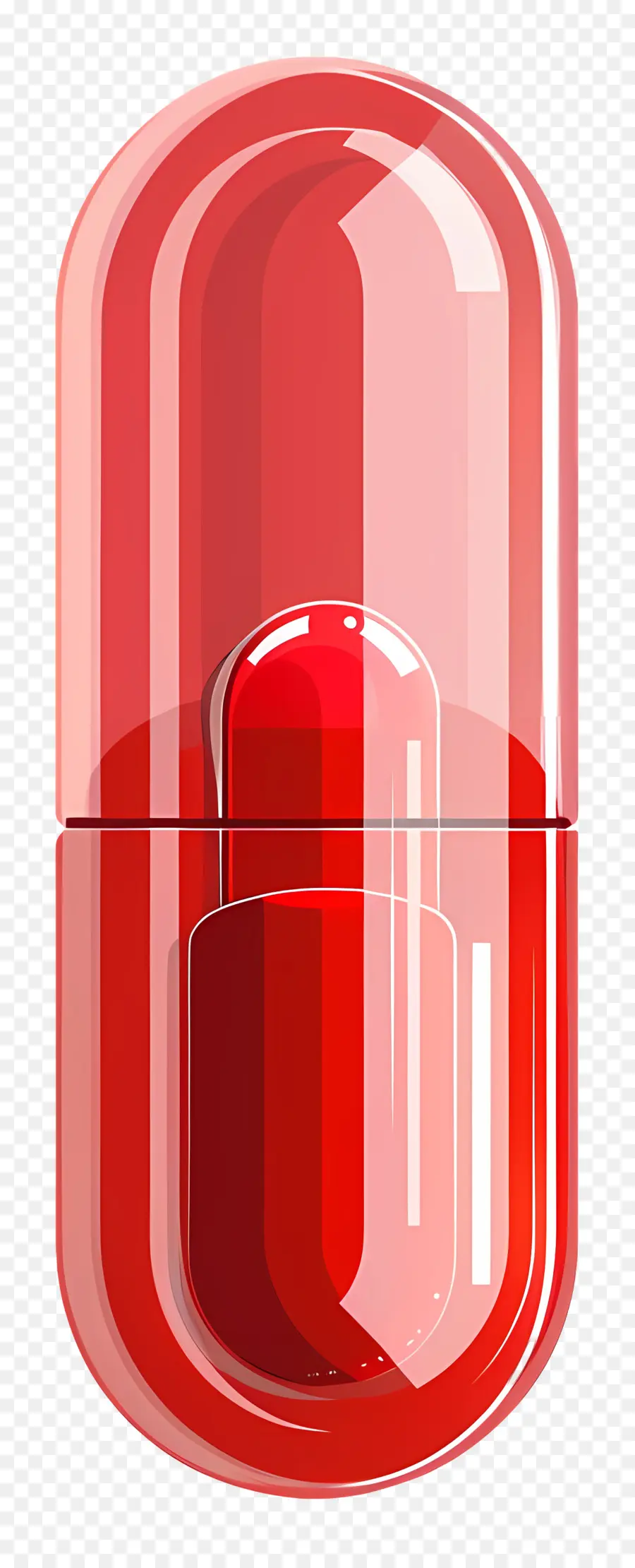Kapsul，Botol Kaca Merah PNG