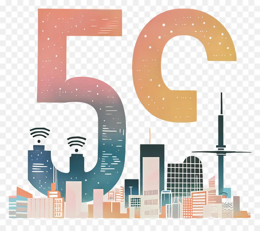 Jaringan 5g，5g PNG