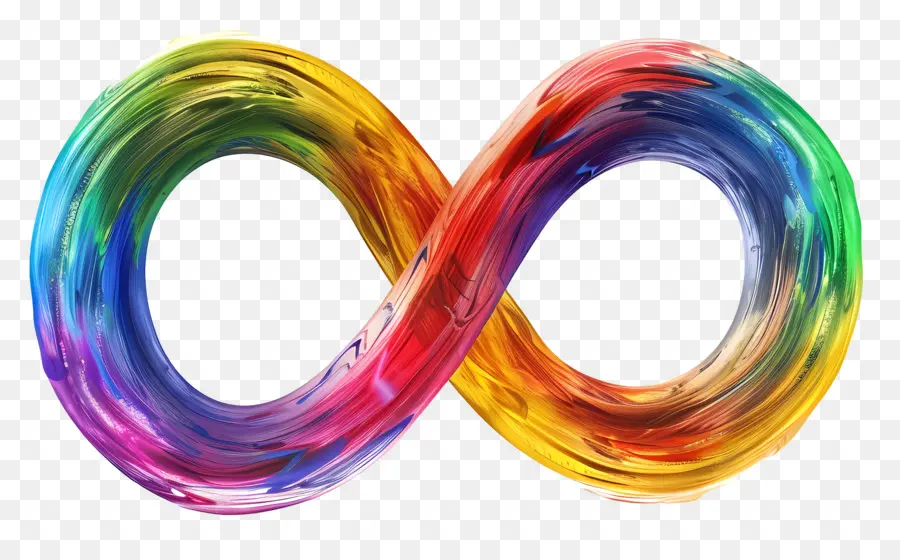 Tanda Rainbow Infinity，Simbol Rainbow Infinity PNG