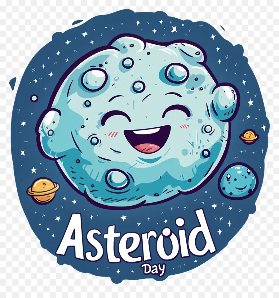 International Asteroid Hari，Bulan PNG