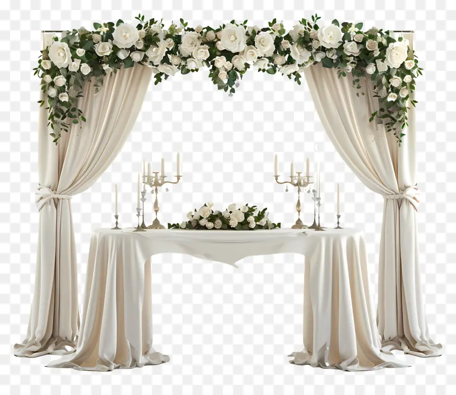 Meja Pernikahan，Altar Pernikahan PNG