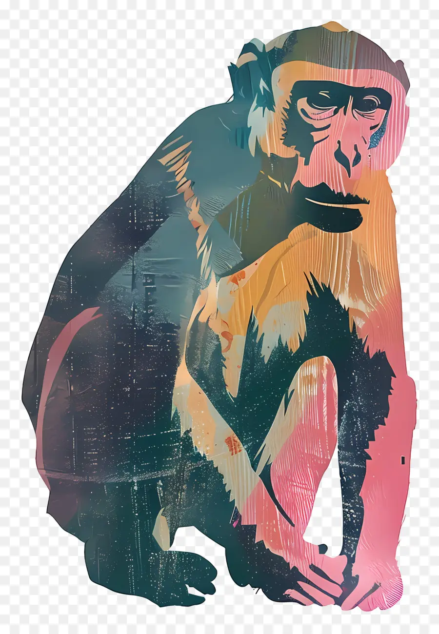 Monyet，Lucu PNG