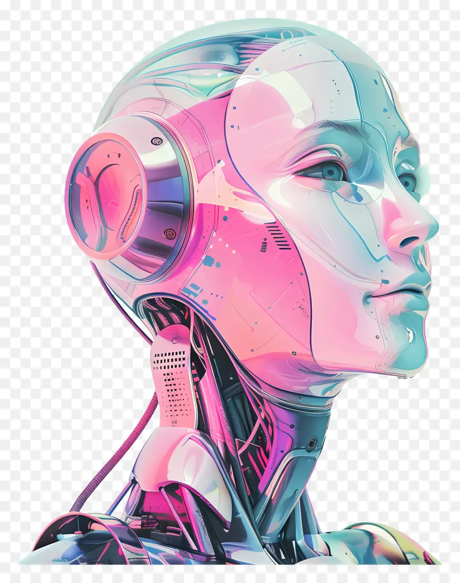 Robot Sophia，Futuristik PNG