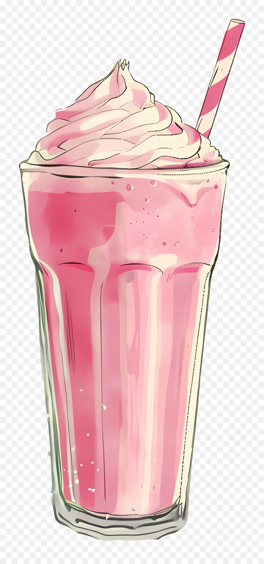 Milkshake，Milkshake Merah Muda PNG