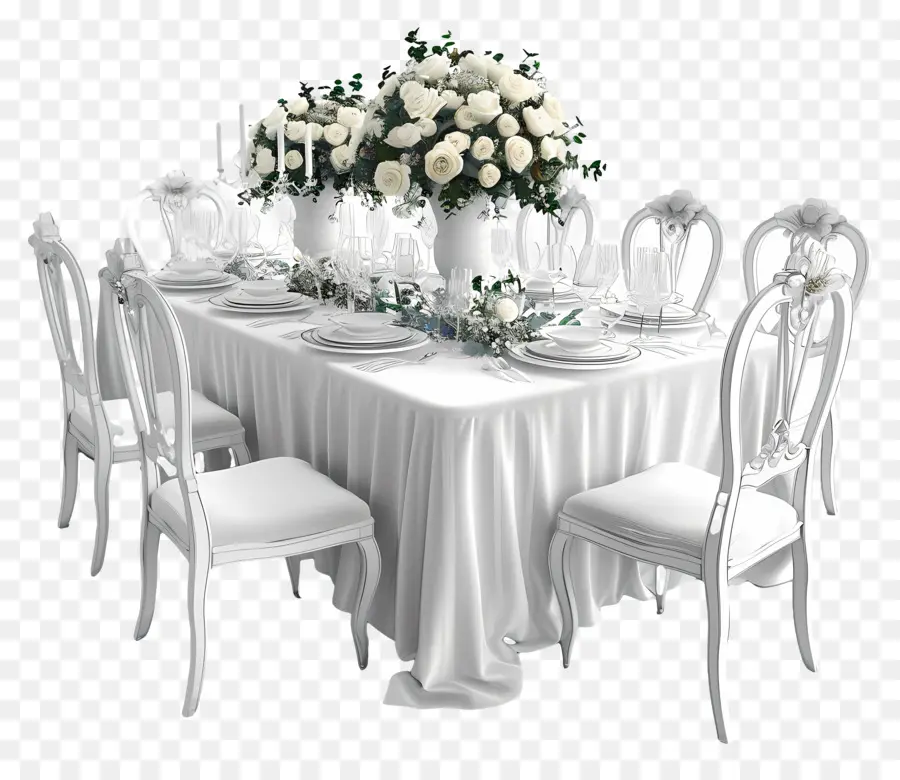 Meja Pernikahan，Pengaturan Meja Pernikahan PNG