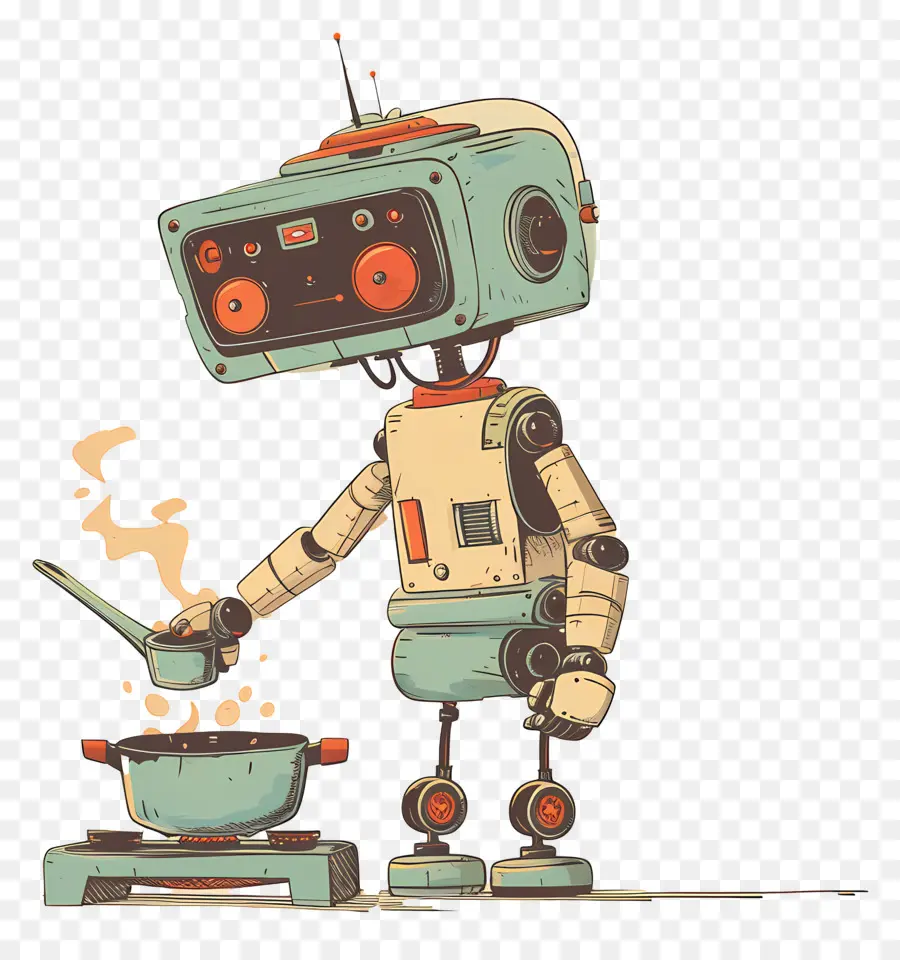 Robot Memasak，Robot PNG