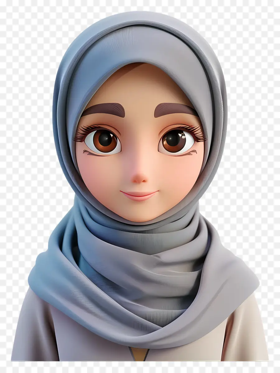 Jilbab，Wanita Muslim PNG