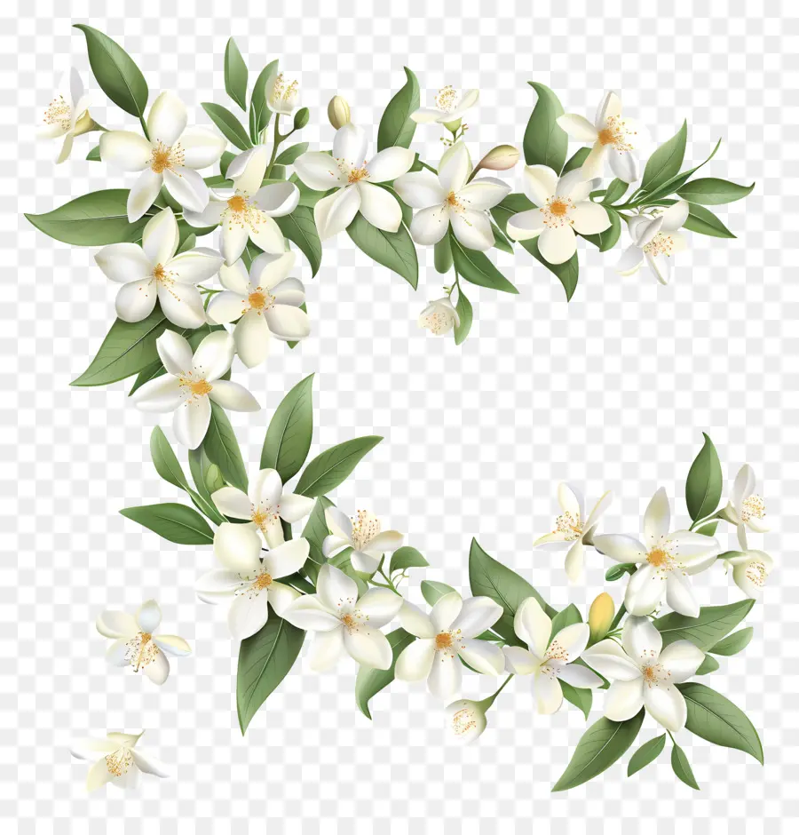 Bunga Melati Putih，Bunga Melati PNG