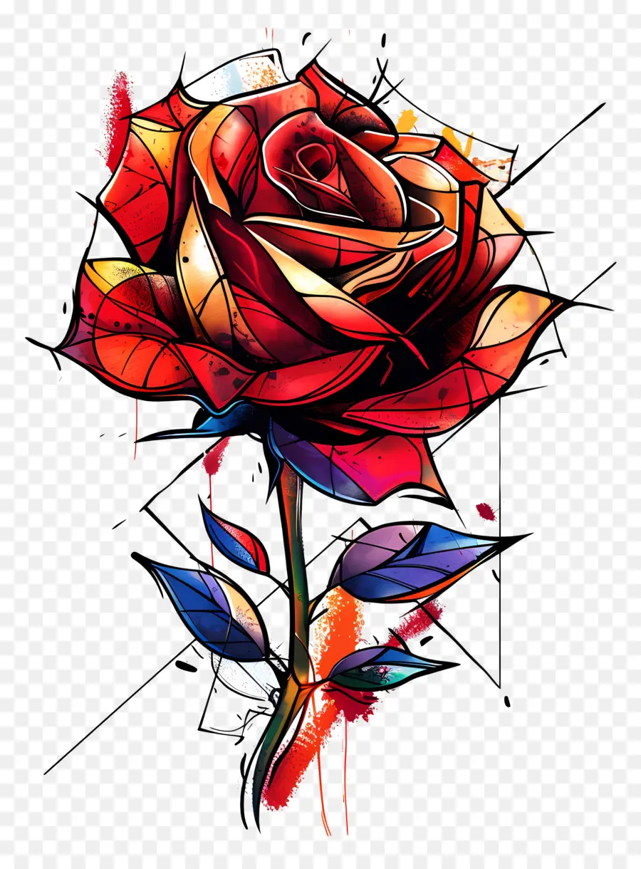 Tato Mawar，Mawar Merah PNG
