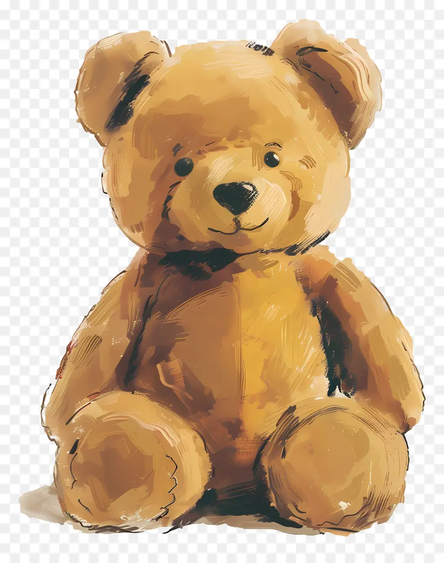 Boneka Beruang，Lukisan Cat Air PNG
