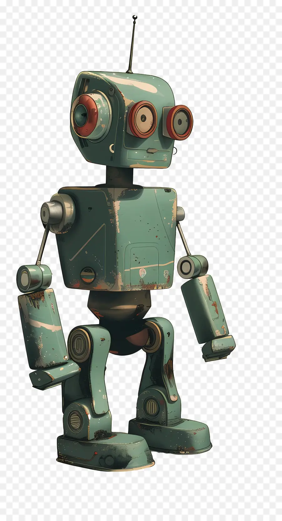 Robot，Robot Mainan Vintage PNG