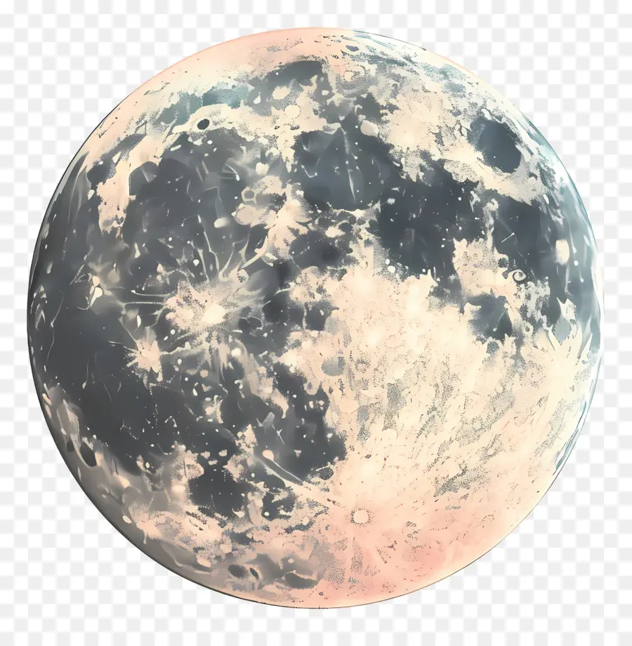 Bulan Purnama，Satelit Alami PNG