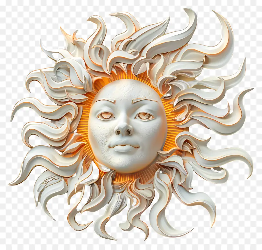 Juni Solstice，Patung Matahari PNG