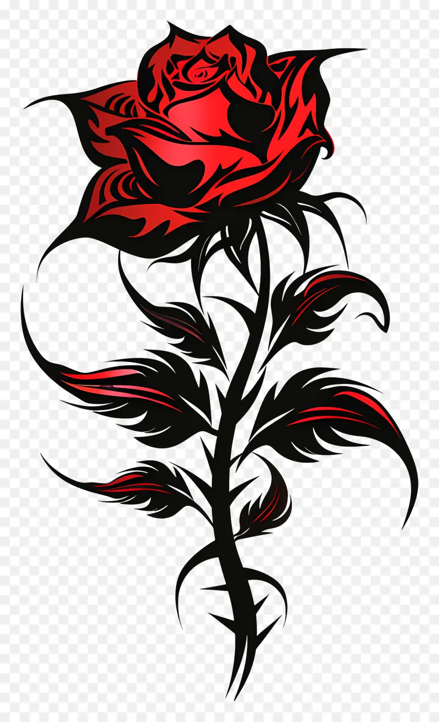Tato Mawar Suku，Mawar Merah PNG