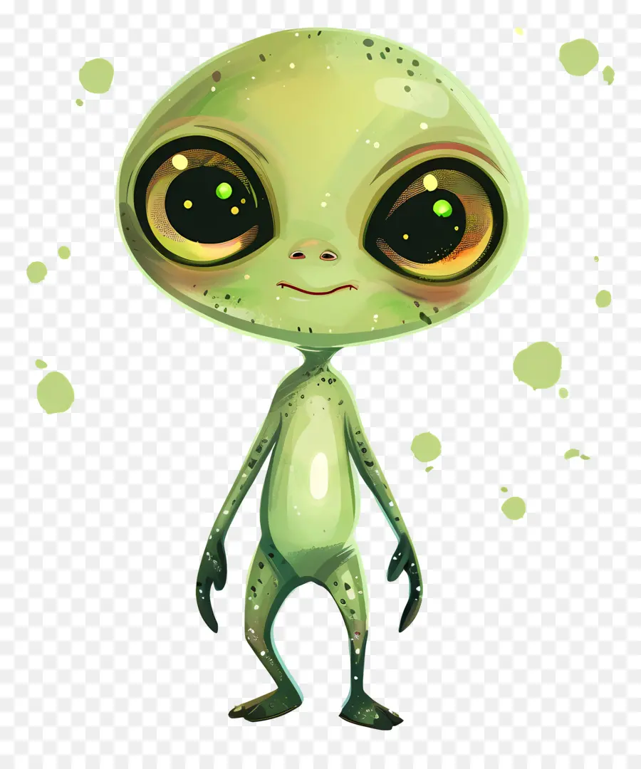 Alien，Alien Hijau PNG