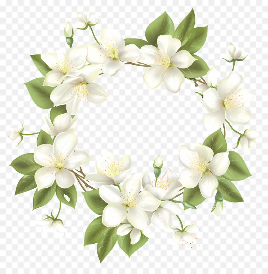 Bunga Melati Putih，Bunga Putih PNG